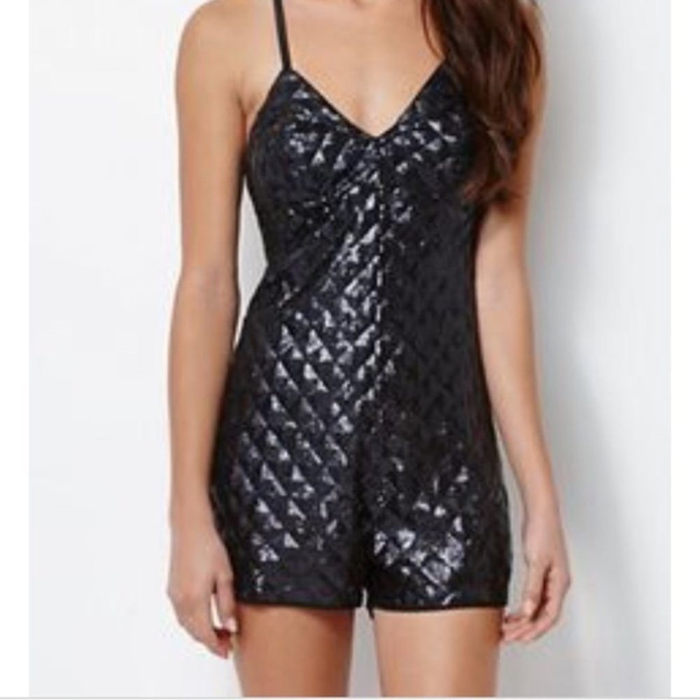 Kendall and Kylie Diamond Sequin Romper